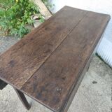 Foldable oak table
