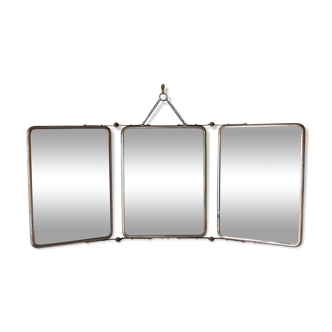 Barber triptych mirror 49x20cm