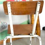 Pair of vintage school chairs