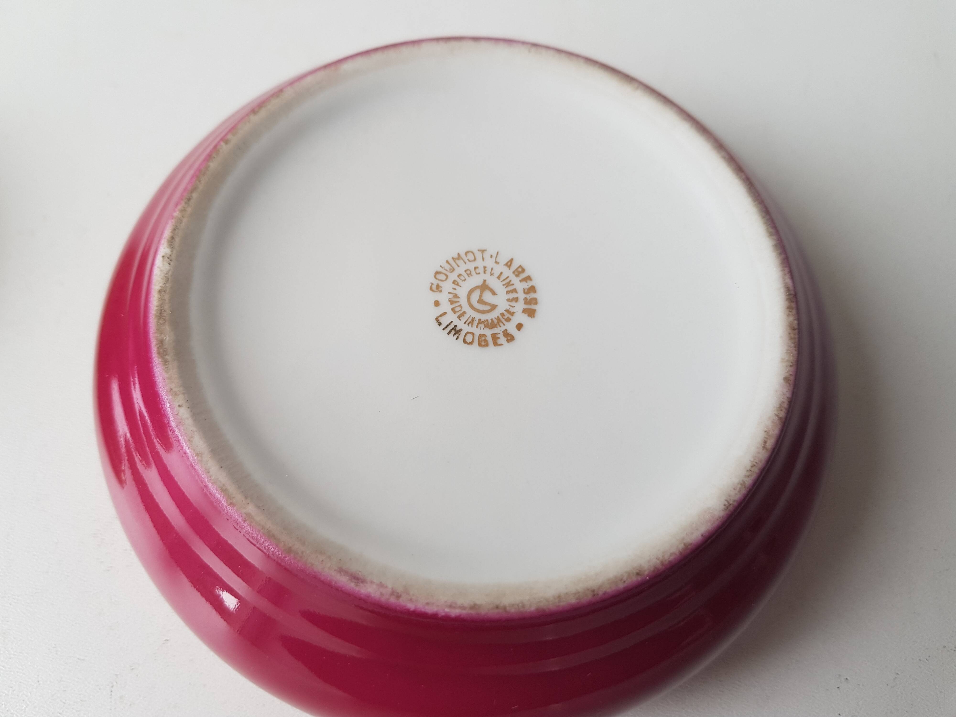 Jewelry box / candy box in Limoges Porcelain - Gaumot Labesse