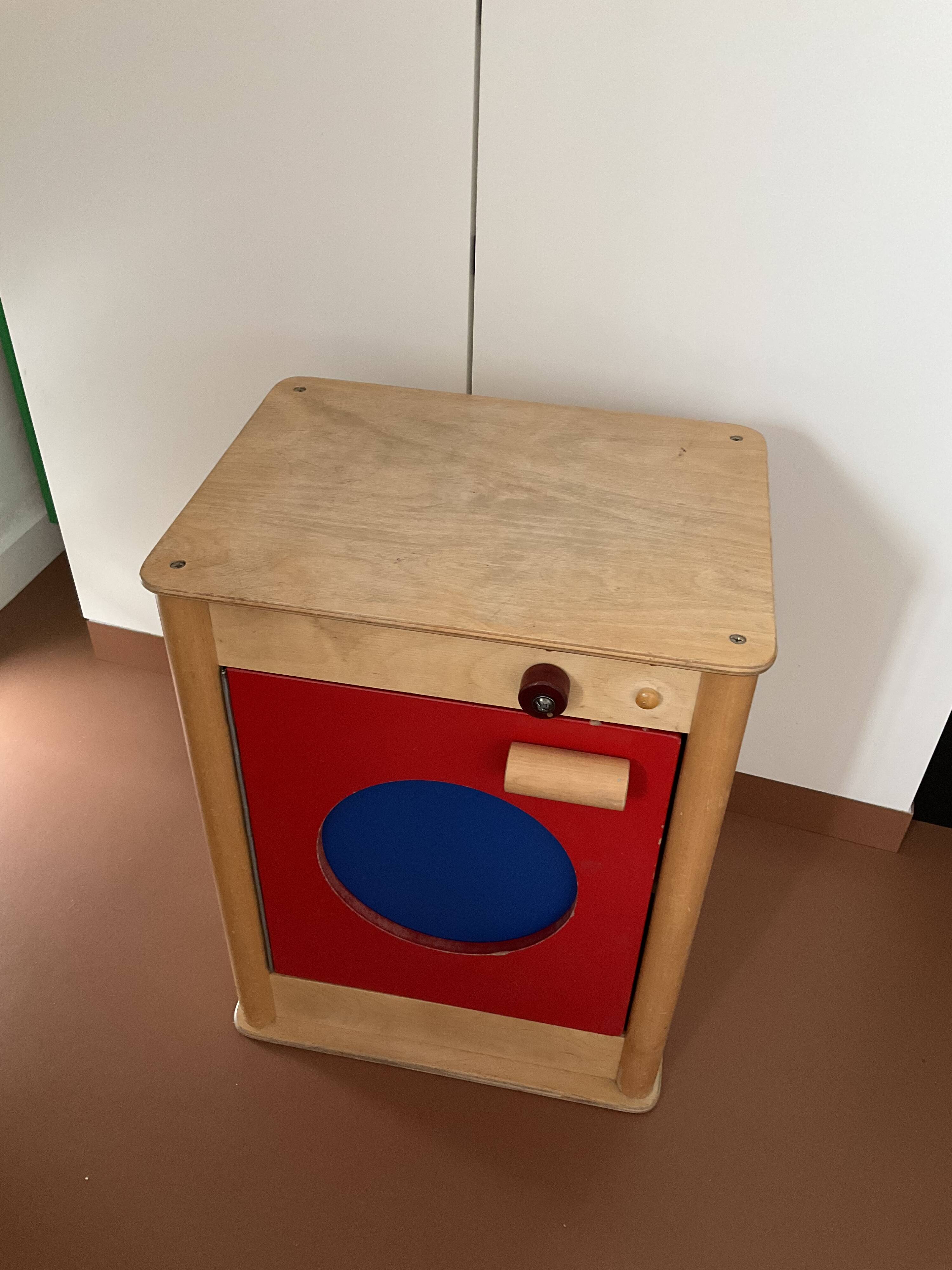 Small vintage red and blue furniture