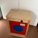 Small vintage red and blue furniture