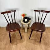 Czechoslovakian style bistro chairs from the 60s