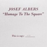 1970s Stunning Josef Albers "Homage to The Square" Lithograph by Guggenheim Museum - New York
