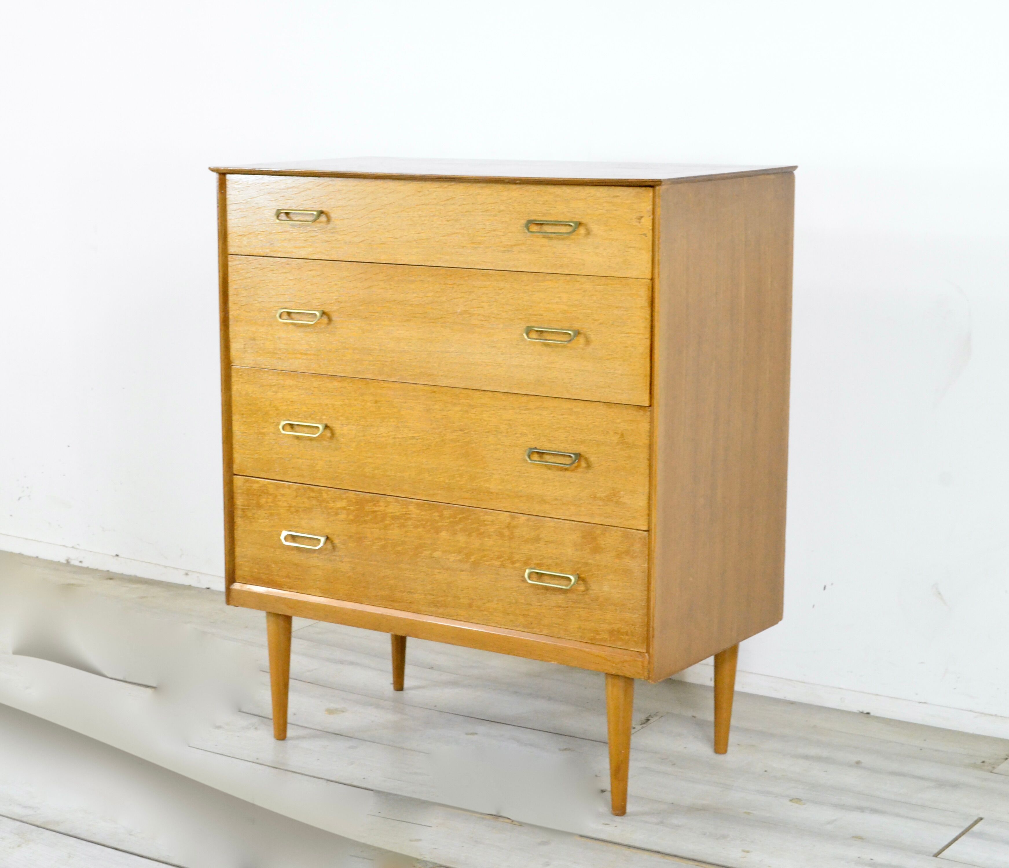 Midcentury tallboy / chest of drawers in teak