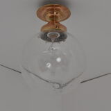 Art Deco brass Ceiling Light,1930's.