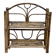 Vintage rattan shelf 1970-80