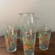 Service orangeade vintage made in Italy.