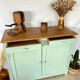 Green Parisian buffet mint
