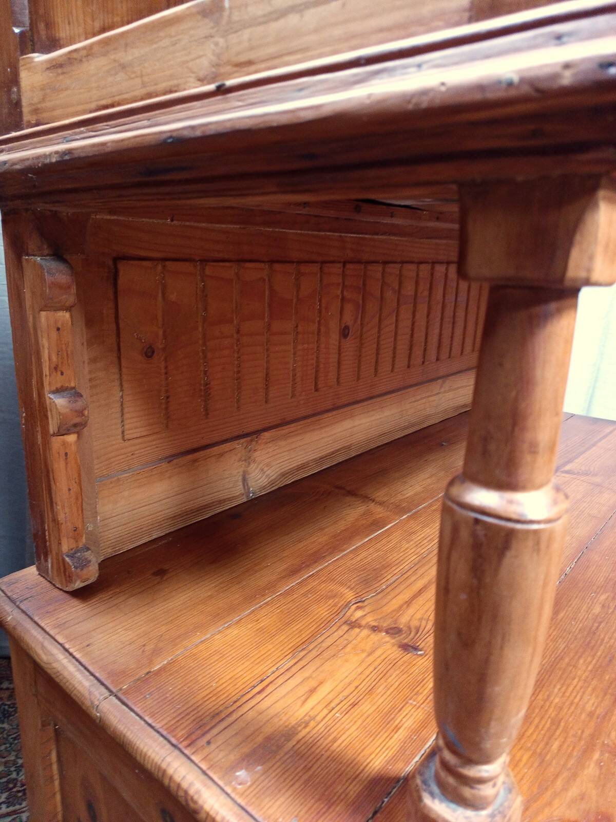 19th-century Savoyard pine buffet