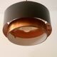 Fog & Mørup Saturn pendant lamp by Jo Hammerborg in copper & black, Danish design