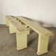 Paire de bancs en bois