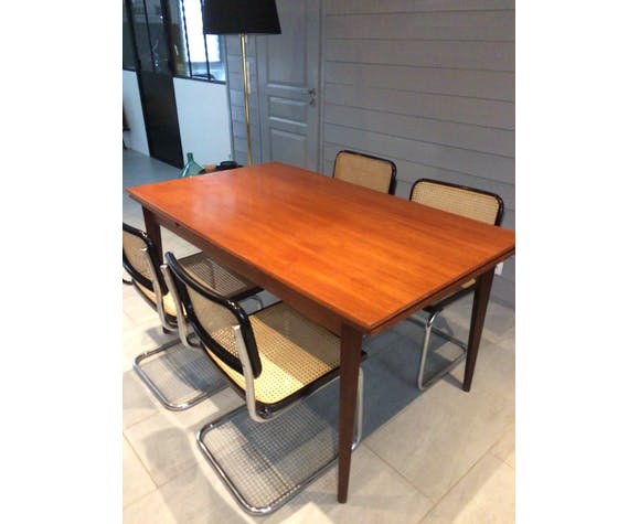 Vintage table with extensions from the years 60