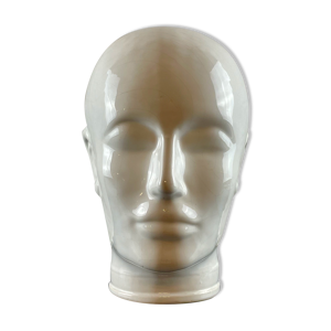 Tête en céramique vintage