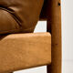 Danish leather lounge chair