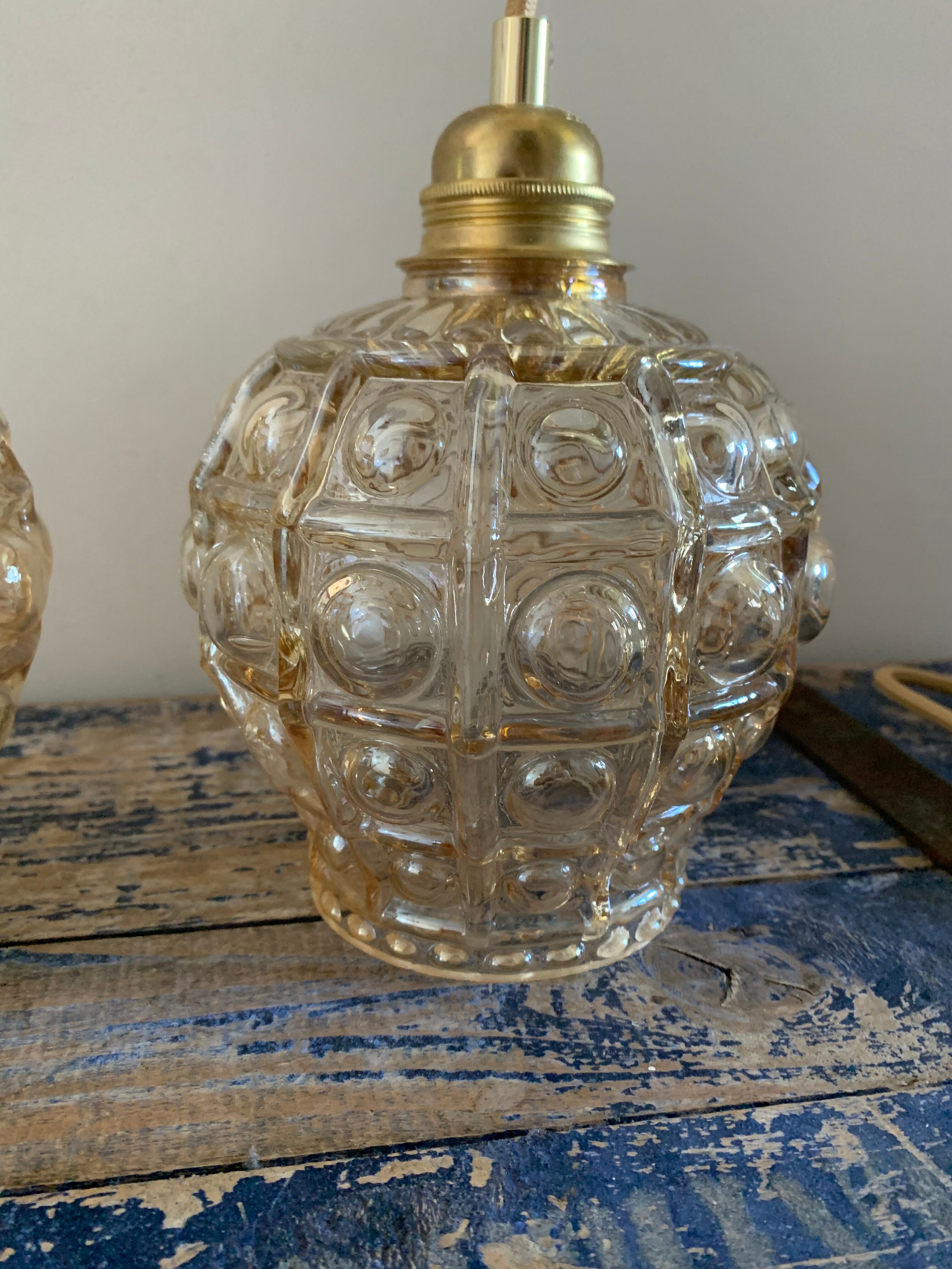 Set of two vintage handheld