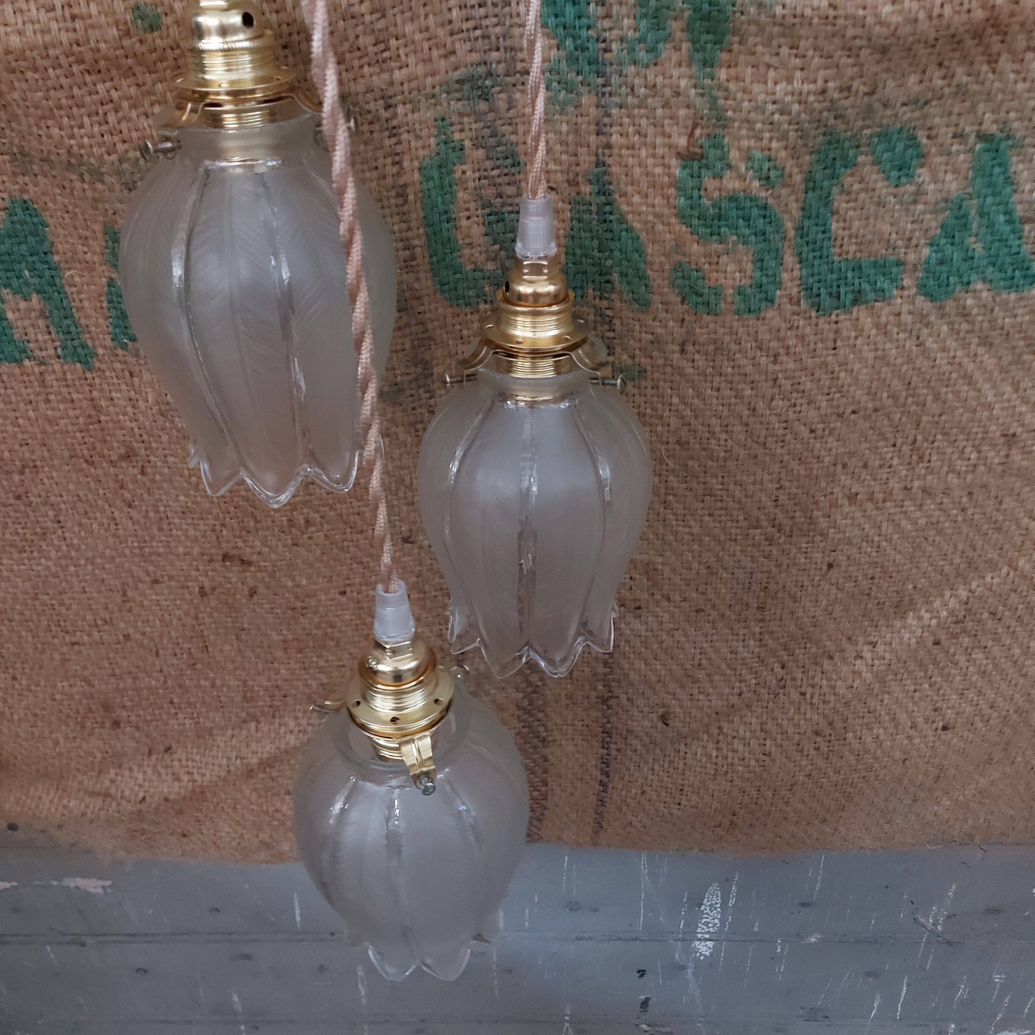 Art Deco hanging lamp