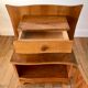 Bedside table in beech wood art deco 30s