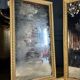 Paire De Miroirs Du Début Du XIXe En Bois Doré De Style Louis XVI