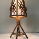 Vintage rattan lamp years 60