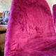 Set of 4 Contemporary Design Chairs in Burgundy/Dark Red Velvet