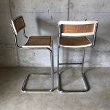 High chair in cannage