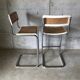 High chair in cannage