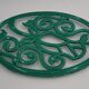 Dessous plat fonte vintage