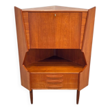 Scandinavian corner unit in teak, Danish design