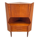 Scandinavian corner unit in teak, Danish design