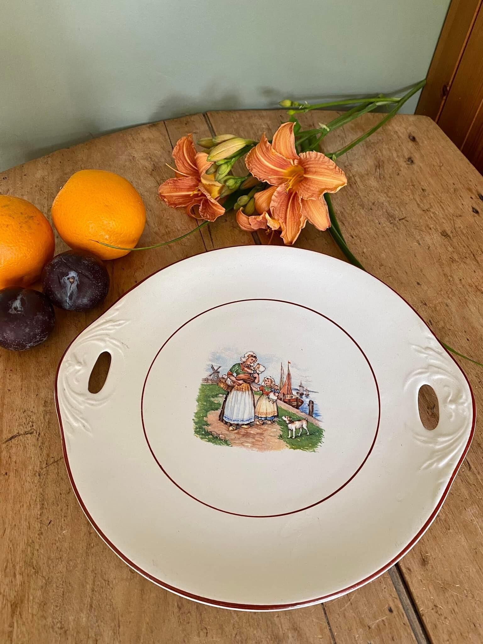 Old earthenware dish orchies france