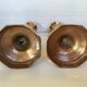 Pair of large brass candlesticks