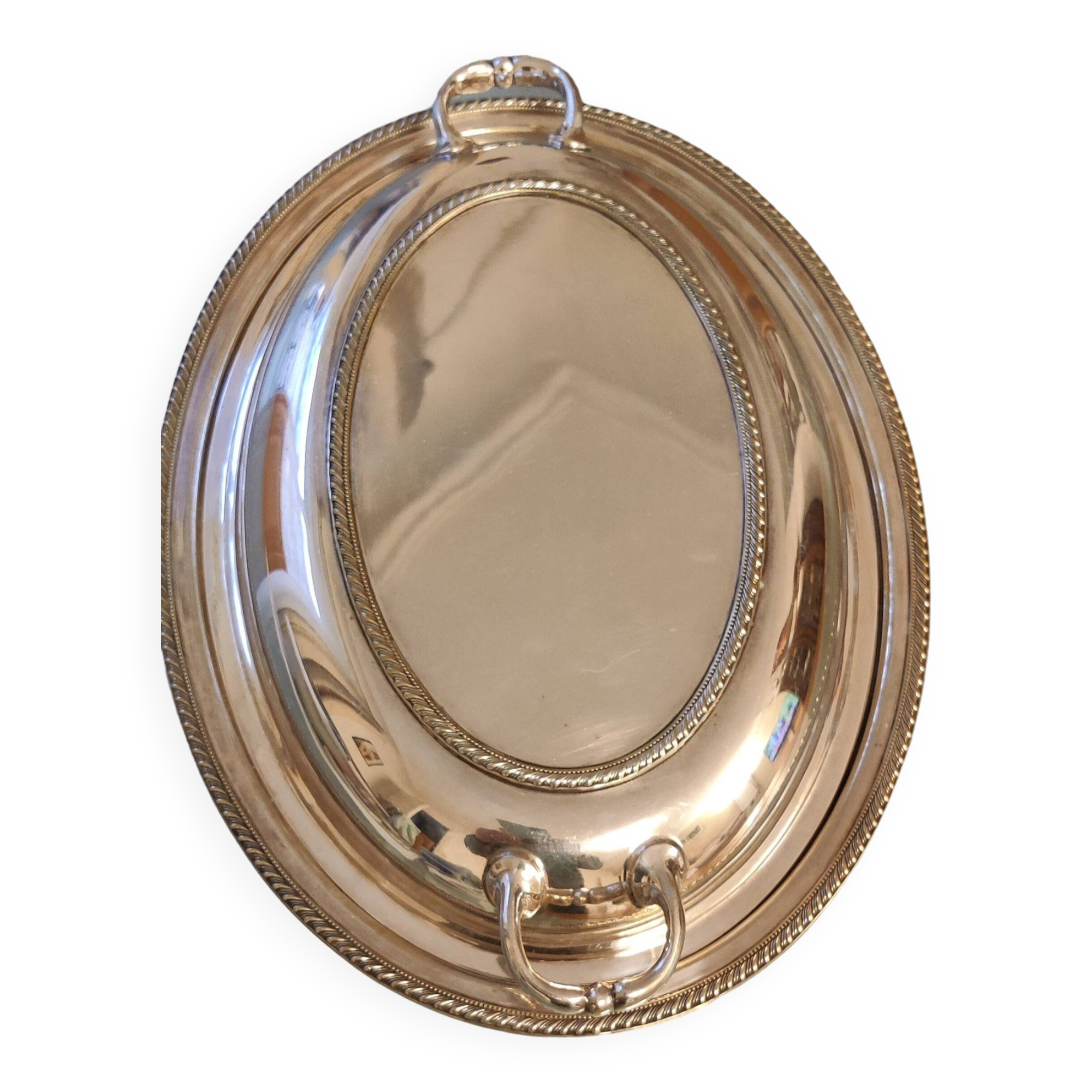 Vintage Walker & Hall silver plated serving dish