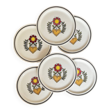 6 small plates