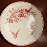 Plate with decoration of flowers and birds