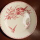 Plate with decoration of flowers and birds