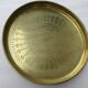 Large chissed brass serving tray