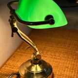 Vintage retro notary banker lamp