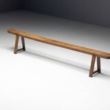 Rustic primitive benches, france, 19th century