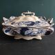 Set of 2 soup tureens, 19th century, Williams & Co. Crown china, Lily patte