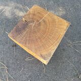 Pair of wooden end tables / stools
