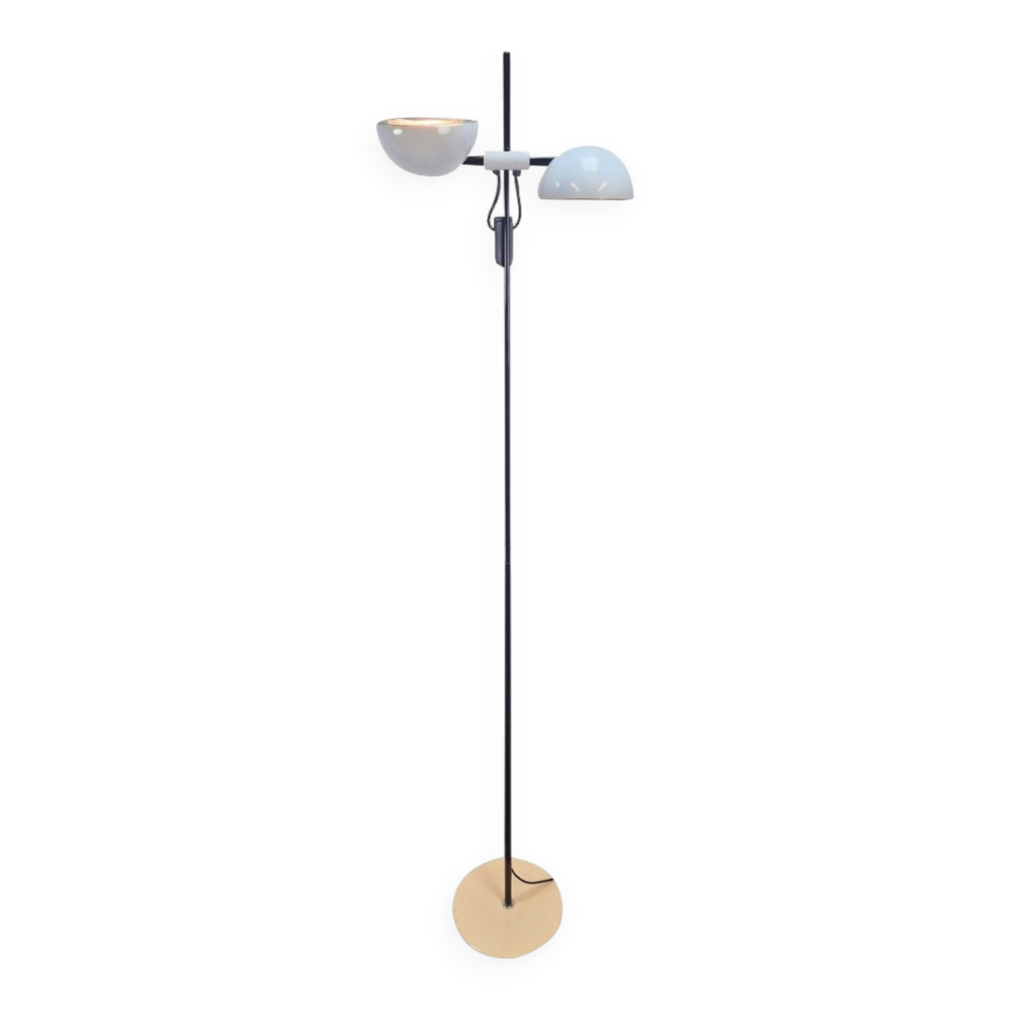 Vintage White Floor Lamp from Valenti Milano, Italy, 1970s