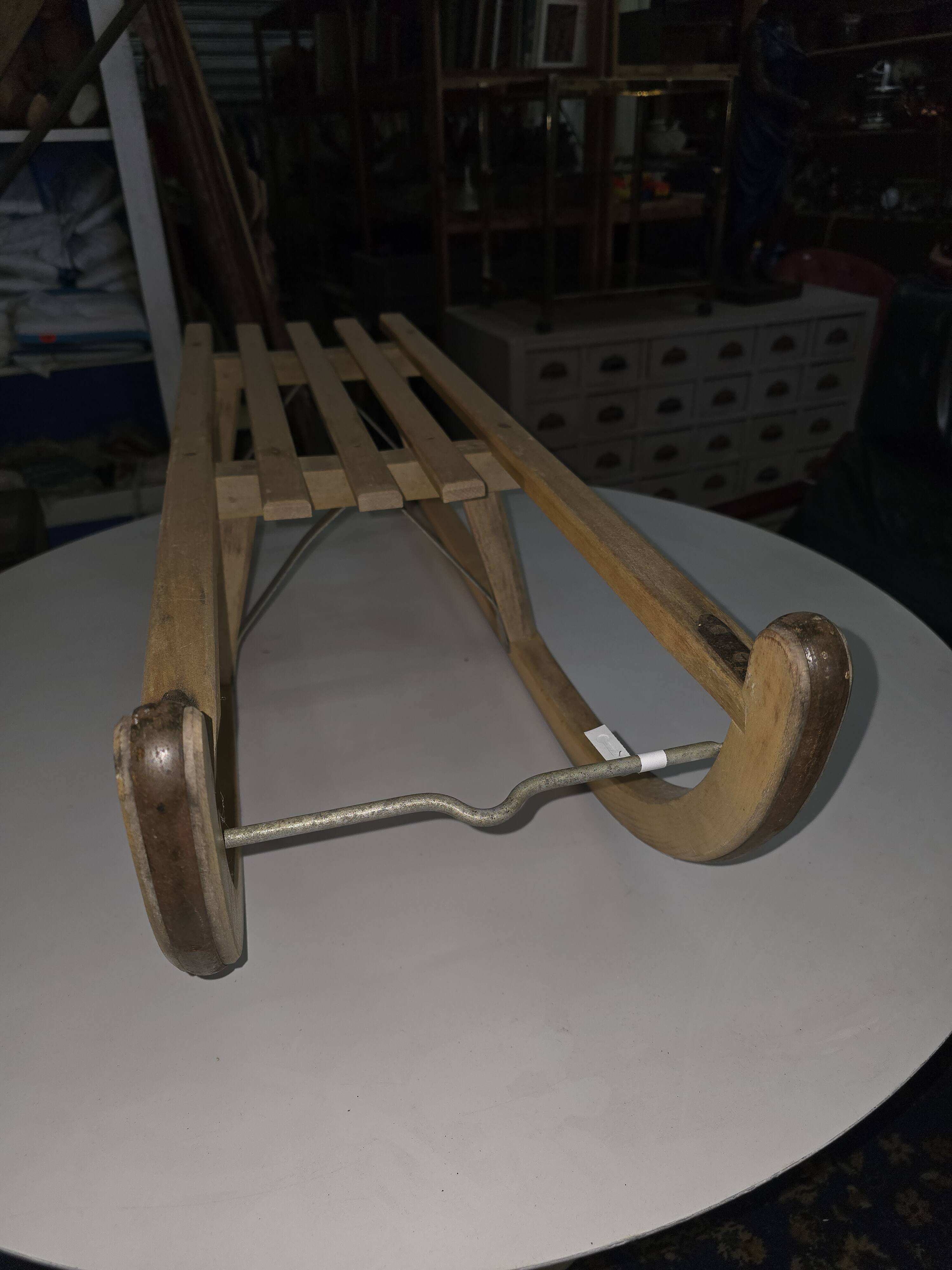 Vintage wooden sled