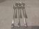 6 silver-plated metal soda spoons by Christofle silversmiths, Fidelio pattern
