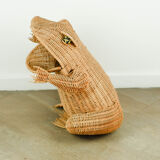 Porte revues by Olivier Cajan in wicker