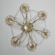 Brass chandelier, 1960s