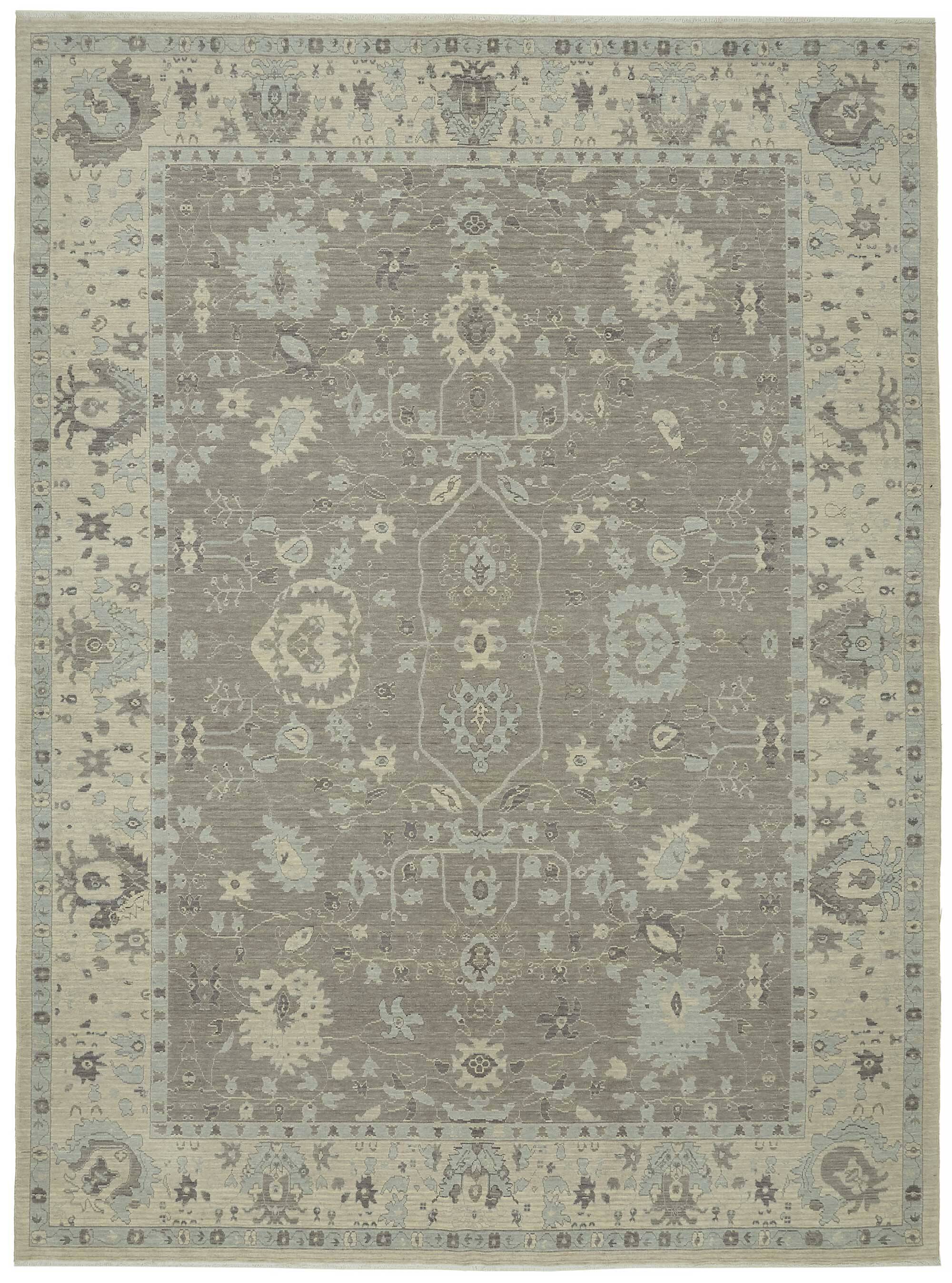 Turkish Handcrafted Loom Oushak Rug 258 cm x 347 cm