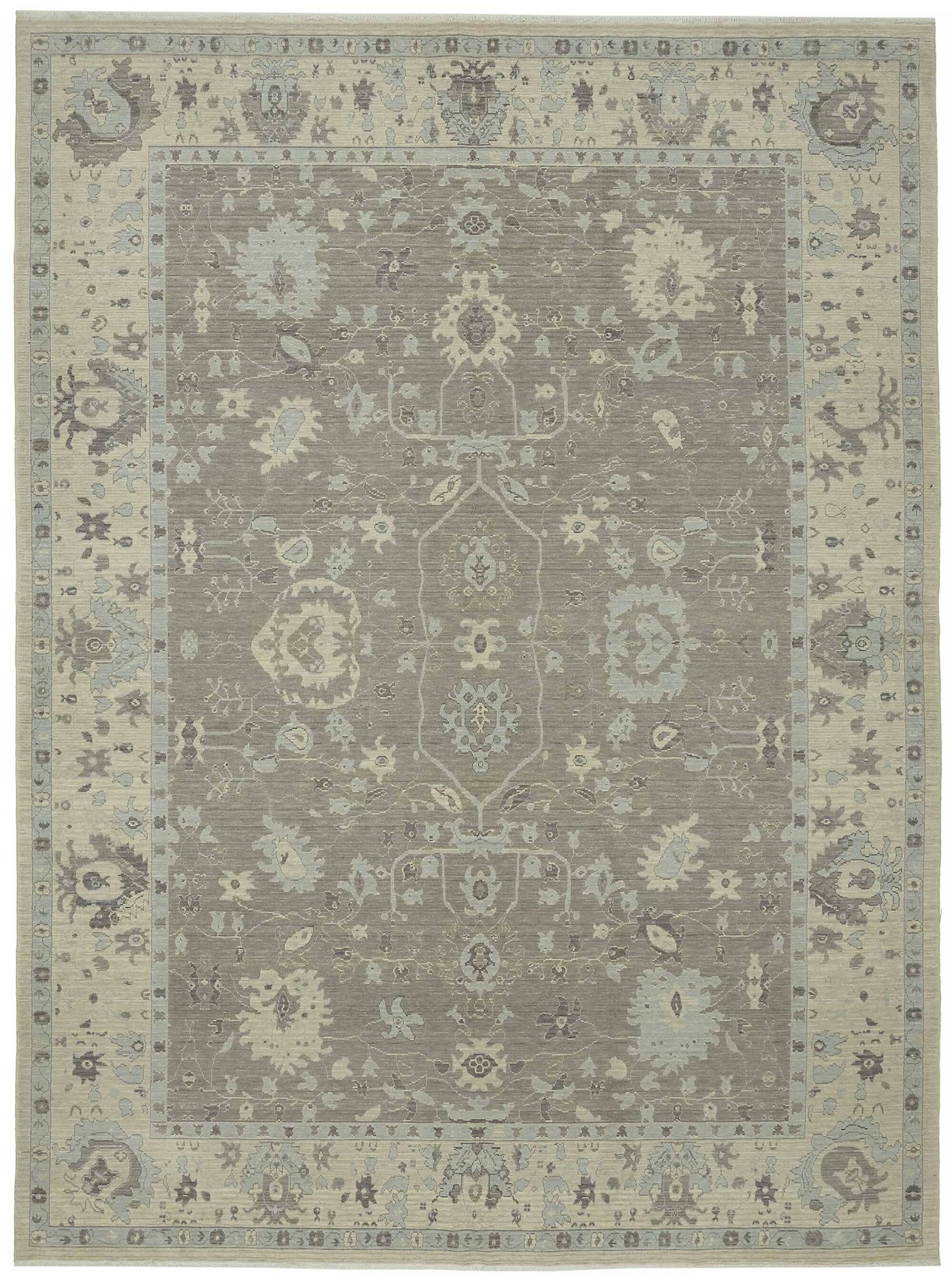 Turkish Handcrafted Loom Oushak Rug 258 cm x 347 cm