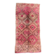 Tapis Marocain Boujad rose - 380 x 186 cm