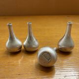 Ensemble de 4 bougeoirs Danks, vintage